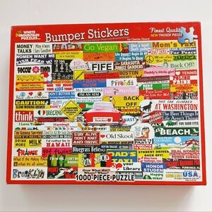 Bumper Stickers 1000-piece puzzle by White Mountain
